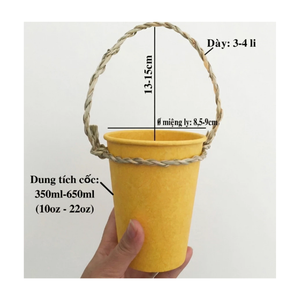 Best Seller Handmade Seagrass Cup Holder For Takeaway <b>Coffee</b> Cups Reusable Drink Carrier Accessory For Beverage Brands Wholesale - Product Image 2