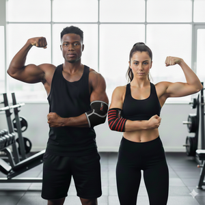 Rexfit Sport Mangas de Neopreno de 5mm para Codo, Soporte de Compresión para Levantamiento de Pesas, Powerlifting y Press de Banca, Equipo de Entrenamiento - Product Image 4