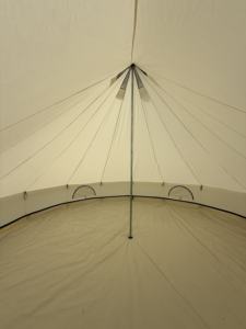 Tiendas de Campaña Tipo Campana de Lona Impermeable de 4M, 285GSM, 100% Lona de Algodón / Tamaño 3M/4M/5M - Product Image 4