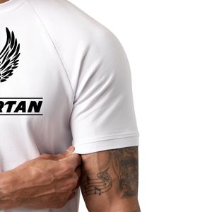 Mens <b>White</b> Sports Performance T Shirt Short Sleeve Athletic Lightweight Breathable Running Fitness Gym Workout Casual <b>Tee</b> - Product Image 3