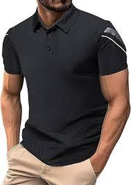Polo en piqué lourd de qualité supérieure pour hommes |   Chemise de sport en coton Giza de luxe |   Polo Designer à Bordures Personnalisées - Product Image 2