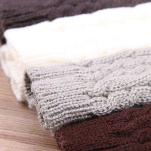Guantes Blancos de Punto sin Dedos para Mujer, Cálidos, Clásicos, de Algodón y Spandex, de Secado Rápido, para Invierno, al Aire Libre, Marca AL SAWAN, Largos hasta la Muñeca, Casuales - Product Image 4