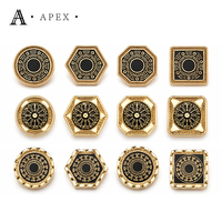 Bouton-pression en métal Zamak APEX, personnalisé avec logo de marque, OEM ODM, bouton-pression de luxe pour Dishdasha Kandura