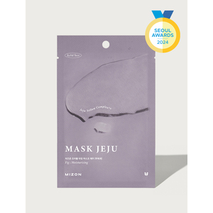 Maschera facciale Premium Mizon Jeju Fig Joyful tempo maschera per la pelle luminosa - Product Image 1