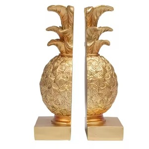 New Style Metal Globe Bookends 2Pcs Engraved Traditional Design Sculptural Decorative Home Office Use Book End - Product Image 6