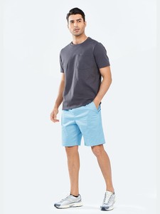 Shorts décontractés pour hommes, légers, en tissu de coton doux, taille élastique, confortables, pour la salle de sport, la course à pied, la détente, la plage, pour hommes - Product Image 6