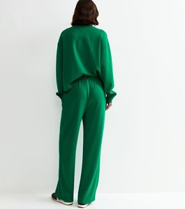 Sweat-shirt à col rond surdimensionné pour femme, en molleton de haute qualité, avec broderie personnalisée, coupe épaules tombantes, en French Terry - Product Image 3