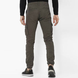 Pantalon de jogging cargo décontracté pour homme, taille mi-haute, coupe droite, avec cordon de serrage, prix de gros - Product Image 3