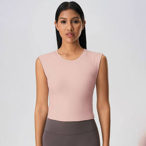 Chemises de sport personnalisées en fibre de bambou de haute qualité pour femmes, t-shirts en coton oversize pour femmes, débardeurs, prix de gros, grandes tailles - Product Image 6