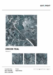Azulejos de porcelana modernos de alta calidad con acabado brillante, tamaño 600x600, azulejos grandes para pisos y paredes, para uso interior y comercial. - Product Image 3