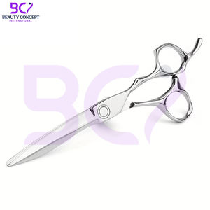 Tijeras de Peluquería de Acero Inoxidable Hechas en Pakistán, Color Plateado, 6.0 Pulgadas, Tijeras para Cortar Cabello, MOQ Bajo, Marca Personalizada - Product Image 2