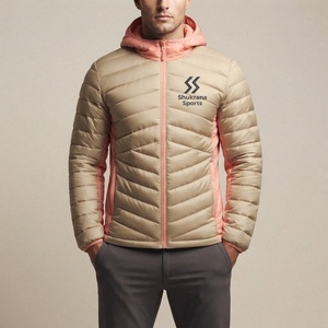Custom Manufacturers Streetwear Hooded Bubble Puffy <b>Nylon</b> Winter Outdoor Puffer <b>Jackets</b> For <b>Men</b> - Product Image 1