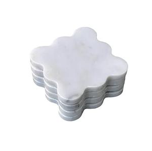 Juego de 6 Posavasos de Mármol - Decoración Moderna y Elegante para Mesa de Centro, Posavasos con Hermoso Diseño y Color - Product Image 6