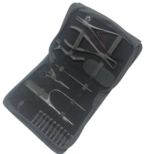 Pinzas de Acero Inoxidable para Extensiones de Cabello, Herramienta Profesional Reutilizable para Abrir y Cerrar Anillas Micro Ring, Sin Níquel - Product Image 2