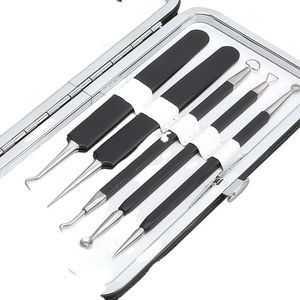 Kit de 5 piezas de acero inoxidable para remover puntos negros y tratamiento del acné - Product Image 4