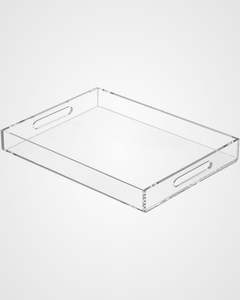Plateau de service en acrylique transparent pour table de petit-déjeuner, plateau en acrylique de qualité supérieure pour la présentation du thé, plateau en acrylique transparent pour bar à café - Product Image 3