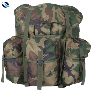 Sac à dos tactique mini 120L MOLLE en toile avec doublure PVC, imperméable, antivol, à fermeture éclair, avec cadre externe, pour activités de plein air - Product Image 4