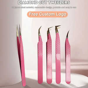 Wholesale Price <b>Gap</b> 90 Degree Anti-Magnetic Stainless Steel 10mm Volume Tweezers Perfect Tension Lash Tools for 0.03mm Mega - Product Image 6