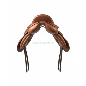 Silla de montar para caballo de doma y salto, personalizable, de cuero vacuno suave, equipo de equitación, diseño duradero. - Product Image 2