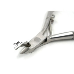 Stainless Steel <b>Nail</b> Clippers Flat 6.5mm Jaw Sharp Tip Professional Finger <b>Nail</b> <b>Tool</b> Adult Simple Style - Product Image 3