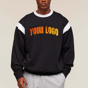 Sudadera Extra Grande Personalizada, 100% Algodón, 420 GSM, Cuello Redondo, Apliques Bordados, Secado Rápido, Transpirable - Product Image 1