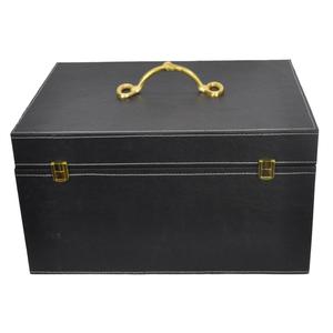 Handmade Luxury Gift Box Eco Friendly Leather Box With Silver Horse Bit Handle Hot Sell Storage Boxes & <b>Bins</b> OEM Customize - Product Image 6
