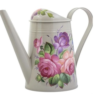 Arrosoir en métal émaillé peint à la main, tendance, pour plantes d'intérieur et d'extérieur, pulvérisateur d'eau pour plantes de jardin - Product Image 6