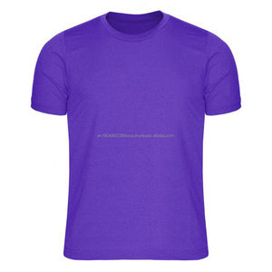 เสื้อยืดคอตตอน 100% แขนสั้น บริการ OEM ราคาสบาย รับสกรีนโลโก้ ระบายอากาศได้ดี คุณภาพสูง สีพื้น - Product Image 4