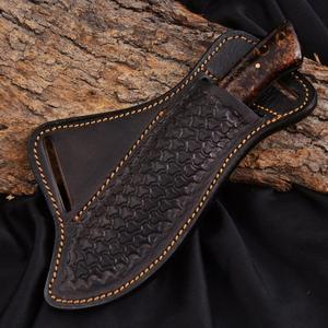 Couteau de chasse et de dépecage artisanal de qualité industrielle Nordic Forge de 8 pouces, lame à racler, manche en résine, pour la chasse, le ranch et le camping en plein air - Product Image 5