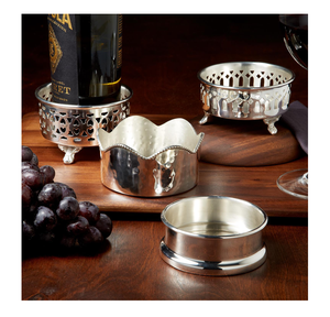 latest Design Aluminium Bottle Coaster Top Designer Dining Table Wine Bottle Holder Superior Quality & Hot Sale Items - Product Image 1