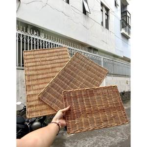 Rattan Wedding <b>Basket</b> Natural Weave Square Lid Home Decoration Handmade Ninh Binh - Product Image 5