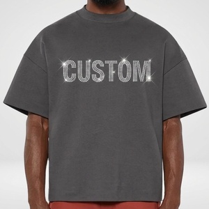 T-shirts unisexes 100 % coton de haute qualité pour hommes – Fabricants de t-shirts coupe ample à épaules tombantes et grammage lourd - Product Image 1