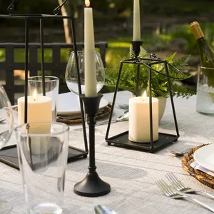 Modern Candle Stand Elegant Wedding Reception Collection StylingHigh Quality <b>Bamboo</b> Handmade <b>Lantern</b> Home Decoration Hospitality - Product Image 4