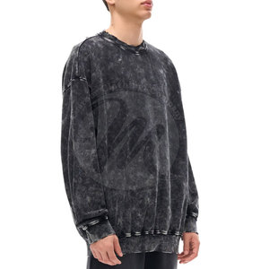 Sudadera de Hombre de Alta Calidad, Transpirable, con Lavado Ácido, Ropa Casual, 100% Algodón, Sudadera de Hombre con Lavado Ácido para Venta en Línea - Product Image 2