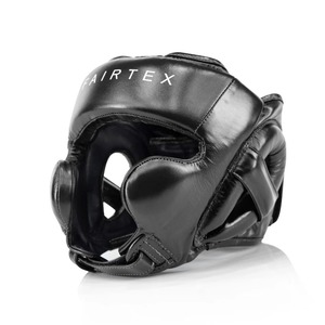 อุปกรณ์ป้องกันศีรษะ Fairtex คุณภาพเยี่ยม หนังแท้ ขนาดสั่งทำได้ ป้องกันรังสียูวี ระบายอากาศได้ดี เพื่อความปลอดภัยของใบหน้า ขายดีอันดับต้นๆ - Product Image 1