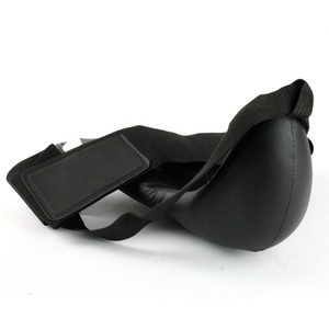 Protecteur d'aine de boxe en cuir de vachette véritable MMA Muay Thai Training Protector for Protectors - Product Image 2