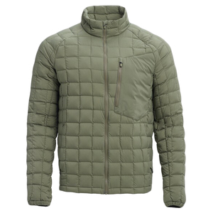 Chaqueta Acolchada de Invierno con Cuello Alto, de Poliéster, Resistente al Viento, Informal, Corte Regular, Color Sólido, Cierre de Cremallera - Product Image 5