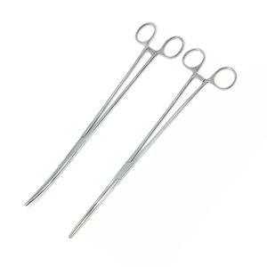 Pinzas de Pean Rectas y Curvas de Alta Calidad, 9.5 Pulgadas, Acero Inoxidable Quirúrgico, Certificación CE por ORTHO GENIX - Product Image 3