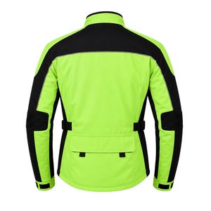 Chaqueta de Motociclista Verde Neón y Negra para Hombre, Chaqueta Protectora para Motocicleta, Equipo de Motociclista Resistente al Viento, para Carreras y Turismo - Product Image 2
