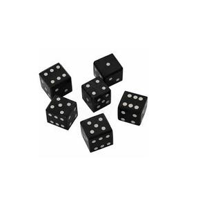 Dés de jeu cubiques en corne de buffle polie, faits à la main, de haute qualité, écologiques, avec design et taille personnalisés - Product Image 4