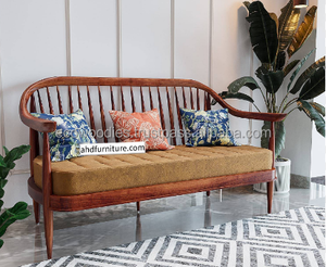 Sofá de Bambú Moderno de 3 Plazas, Ecológico, para Dormitorio, Villa, Jardín, Comedor, Uso Interior y Exterior, Superventas - Product Image 3