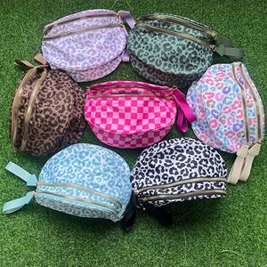 Nouveau design : Sac banane imprimé léopard, sac de taille, sac bandoulière grande capacité, sac à épaule décontracté à motif damier - Product Image 4