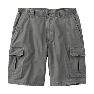 Pantalones Cortos Cargo para Hombre, Azul Sólido, Algodón Oxford, Cintura Media, Cierre de Botones, Estilo Bermuda Informal con Bolsillos, Tejido Transpirable - Product Image 4