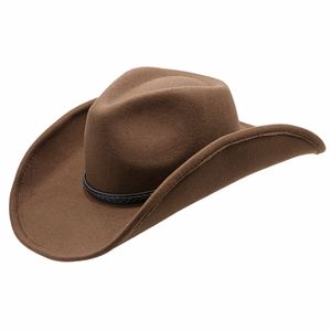 Cappello Western Drifter Elliott con Fascia in Finta Pelle, Accessorio Ispirato al Cowboy - Product Image 1