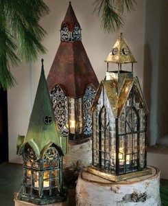 Farol Metálico Tradicional con Diseño Geométrico de Vidrio Turquesa, Hecho a Mano, Decoración de Mesa para Interiores, para Sala de Estar, Ramadán - Product Image 4