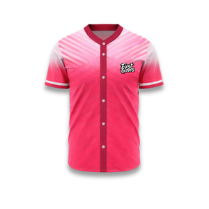 Aathletic Baseball Jersey Set Men's Navy White Red Trim Embroidered Logo Short Sleeve Regular Fit All Seasons Polyester Uniform - Product Image 3