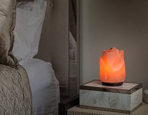 Lámpara de Sal Rosa del Himalaya Premium, Cristal Natural Decorativo, Luz de Roca Portátil Hecha a Mano, Ionizador Natural Purificador de Aire para Spa - Product Image 6