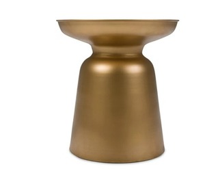 Mesa de Centro Moderna con Tapa Redonda, Muebles Contemporáneos para Sala de Estar, Mesa Auxiliar Decorativa de Metal - Product Image 4