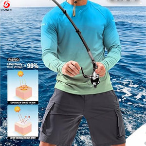 Haut de compression à manches longues pour homme avec logo personnalisé, écologique, respirant, séchage rapide, pour la natation, le surf, la plongée et le snorkeling - Product Image 5