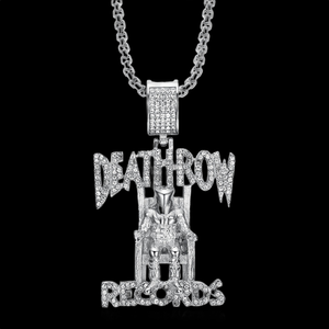 สร้อยคอจี้ตัวอักษรฮิปฮอปแบบเย็นๆ ของ Death Row Records |   เครื่องประดับเงินแท้ 925 ชุบโรเดียม ประดับโมอิสซาไนต์ ได้รับการรับรองจาก GRA - Product Image 3